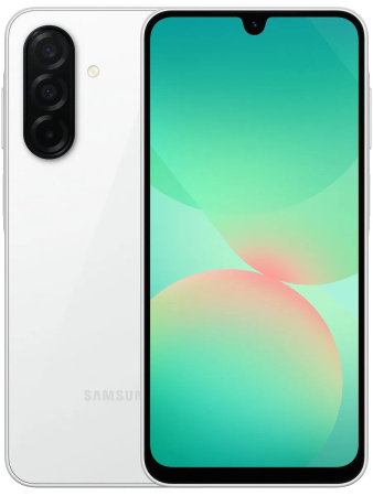 Смартфон Samsung Galaxy A26 SM-A266 6Гб 128Гб White 6.7", AMOLED, 2340*1080, 4*2.0+4*2.4ГГц, 50+8+2Мп, 13Мп, 5G, NFC, 5000мАч, And 15