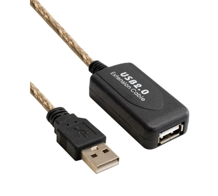 Кабель удлинительный USB2.0 Am-Af  5.0м ExeGate (EX-UAE-AMAF-5.0) активный