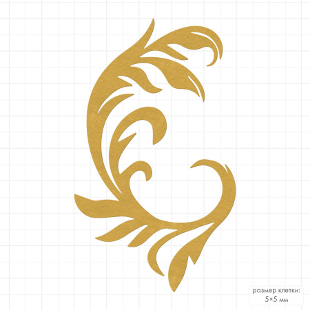 Нож для вырубки "Mr.Painter" DICUT-M0102 5.3 x 8.6 см Завиток