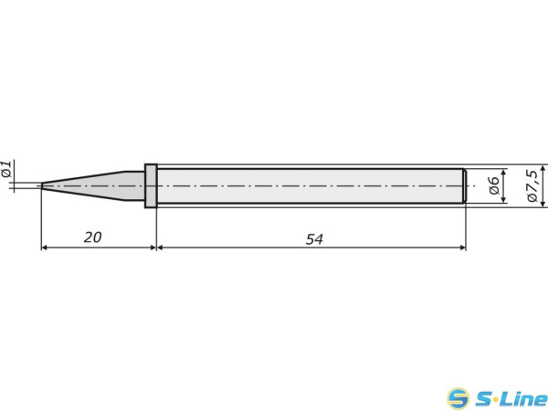 Жало паяльника long life C2-1