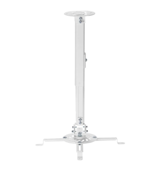 Кронштейн для проектора ITECHmount PRB-07 белый настенный\потолочный, наклон: +15°~-15°, поворот: +15°~-15°, до 13.5 кг, от стены\потолка 380-580 мм, 