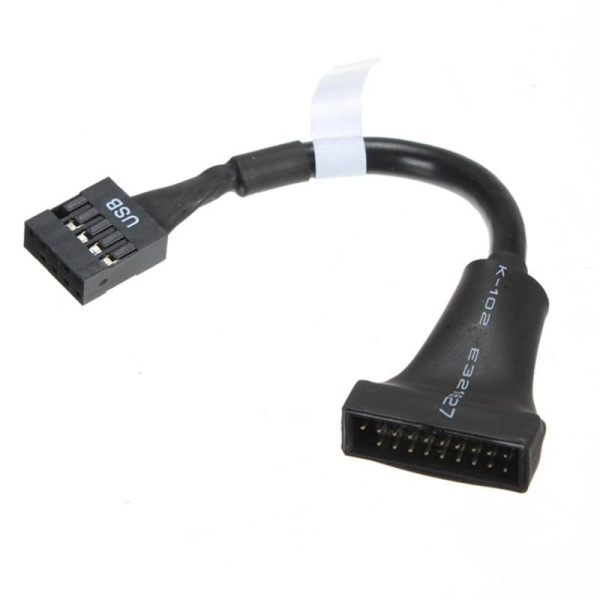 Кабель-переходник USB 2.0 9pin (F) - USB 3.0 20pin (M) в слот матер.платы