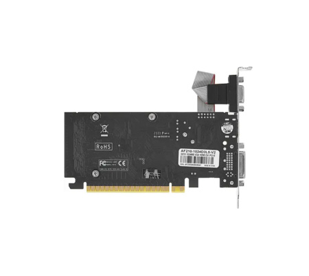 Видеокарта GeForce G210 Afox 1Гб GDDR3,64bit,DVI,HDMI,VGA,Silent (AF210-1024D3L5-V2) ret