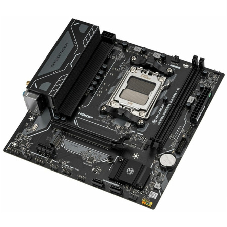 Мат.плата SocAM5 AMD B650 Maxsun MS-Challenger B650M-K WIFI (mATX,2DDR5,M.2,PCI-E16,PCI-E,HDMI,PC6800,Wi-Fi 6,BT 5.2)