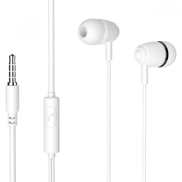 Гарнитура Perfeo ALTO-M  вставные, 16Ом, 100дБ, кабель 1.2м, Белый (PF_C3191)