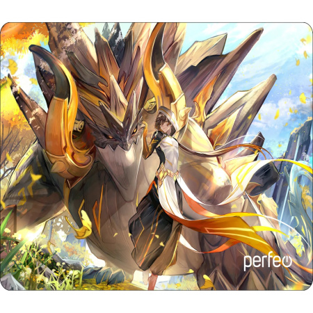 Коврик Perfeo для компьютерной мыши "Anime", Рис.4 (350*250*4 мм), ткань+резиновое основание