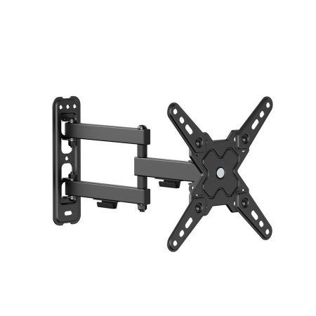 Кронштейн ITECHmount LCDN723 черный настенный,для тв,13-43",до 20кг,от стены 66-370мм,с функцией наклона ＋5°～-15°,поворота 90° вправо / 90° влево,вращ