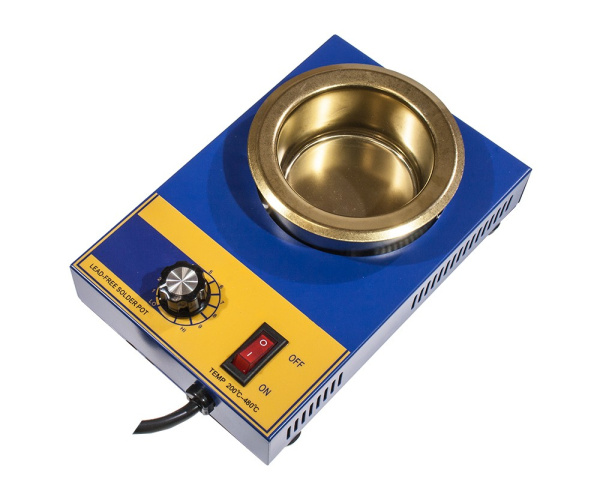 Ванна паяльная (тигель электрический) Zhongdi DZ-70505, 200..480C, 250вт, тигель d80мм