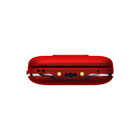 Сотовый Maxvi E5 up Red 2sim/2.8"/320*240/microSD/0.3МП/Bt/1500мАч/раскладушка