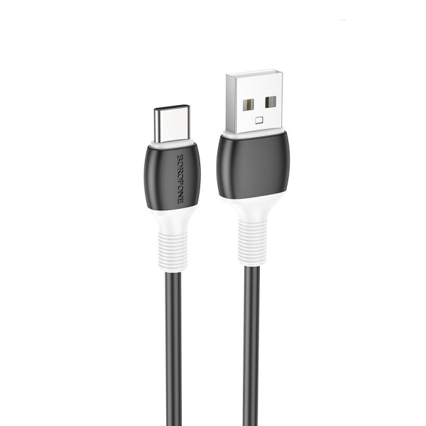 Кабель USB Type-C (m) - USB(m)  BOROFONE BX84, 1м, 3A, 60W, черный