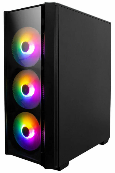 Распродажа! Корпус ATX Б_БП 1STPLAYER FIRE DANCING V4-G (USB, Audio, 4x120mm LED, черный)[V4-G-4F1](мятая упаковка)