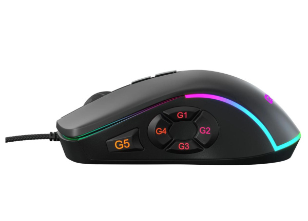 Игровая мышь USB GMNG XM003 оптическая 32000dpi для ноутбука (10but) Black (1651278)