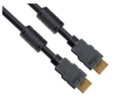 Кабель HDMI(m) - HDMI(m)  5.0м VCOM, v1.4, позол. контакт, черный