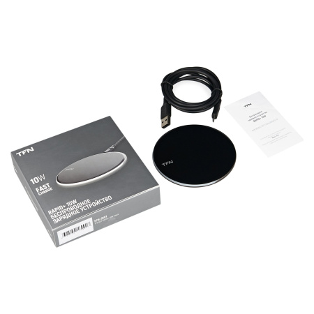 Беспроводное задярное устройство TFN RAPID+ 10W черный (TFN-QI01)