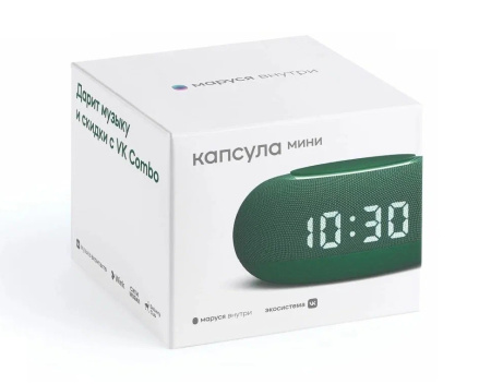 Умная колонка VK Капсула Мини с Марусей 5 Вт зеленая (MRC02SG)