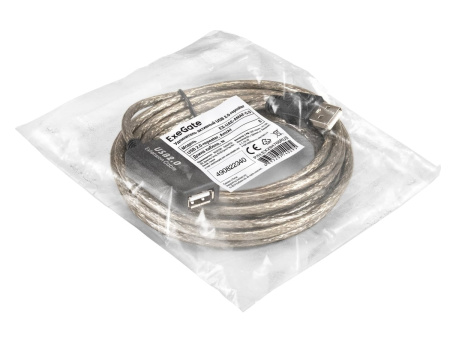 Кабель удлинительный USB2.0 Am-Af  5.0м ExeGate (EX-UAE-AMAF-5.0) активный