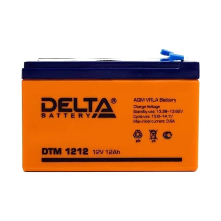 Аккумулятор Delta DTM 1212 (12В,12А)