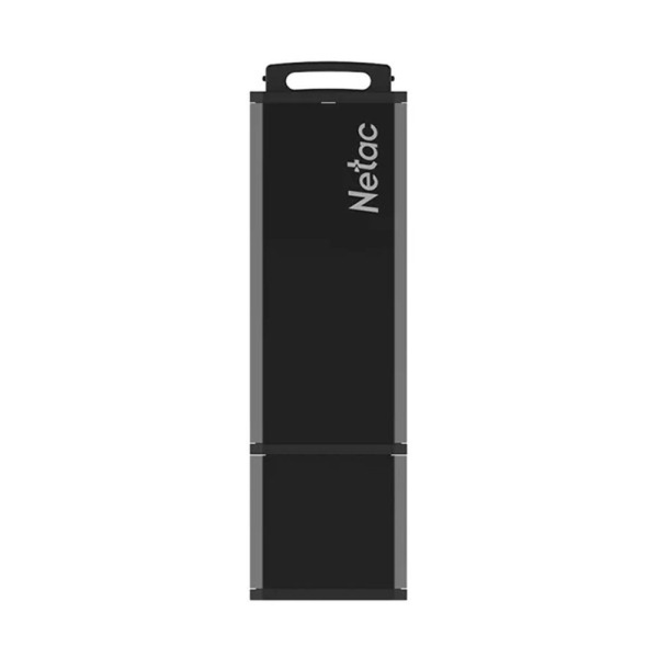 Флеш-накопитель USB3.2 64Gb Netac U351 (NT03U351N-064G-32BK) с колпачком, металл, чёрный