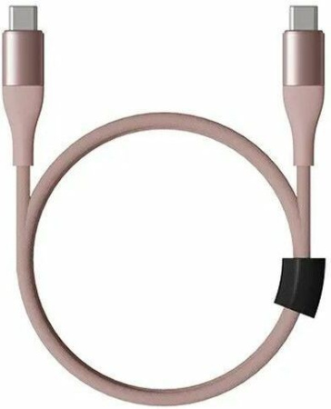 Кабель USB Type-C (m) - USB Type-C (m) Xiaomi, 1.0м, 3A, 20W, нейлон, Розовый (DW3 Pink)