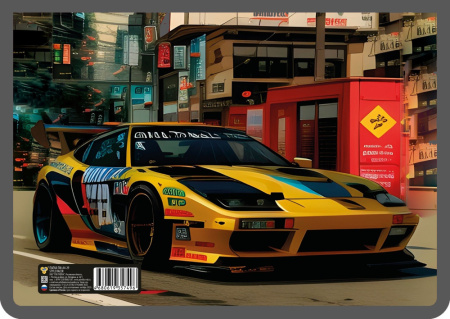 Папка для тетрадей А4 ПЧЕЛКА "STYLE RACER" на молнии ПШ-11