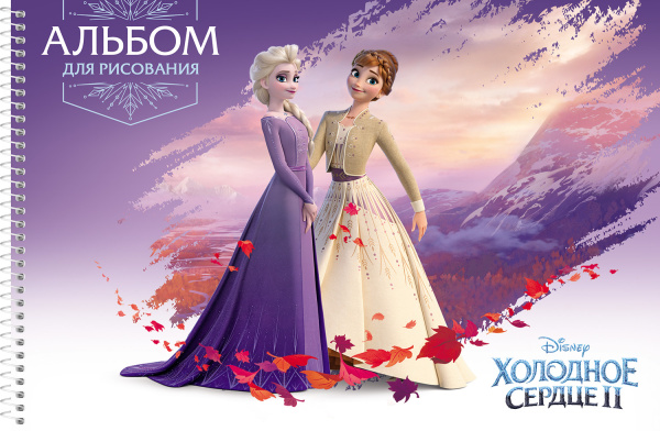 Альбом для рисования 30л. "Холодное сердце" на спирали, Hatber (30А4Всп)