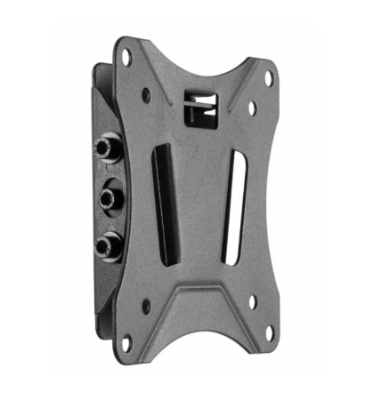 Кронштейн ITECHmount LCD100T черный настенный,для тв,13-27",до 25кг,от стены 34мм,с функцией наклона +3°~-12°,VESA: 75x75, 100x100 мм