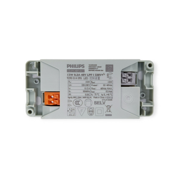 Драйвер светодиодный (LED)  300мА, 32..42в, 12вт, IP20, Philips CertaDrive 12W LPF 9290014095