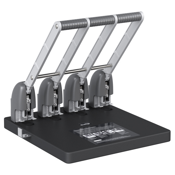 Дырокол мощный BERLINGO на 150л., 4 отверстия (DDm_15041)