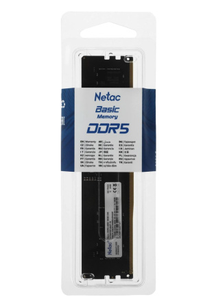 Модуль памяти DIMM DDR5 16Гб 4800МГц Netac (NTBSD5P48SP-16) CL40