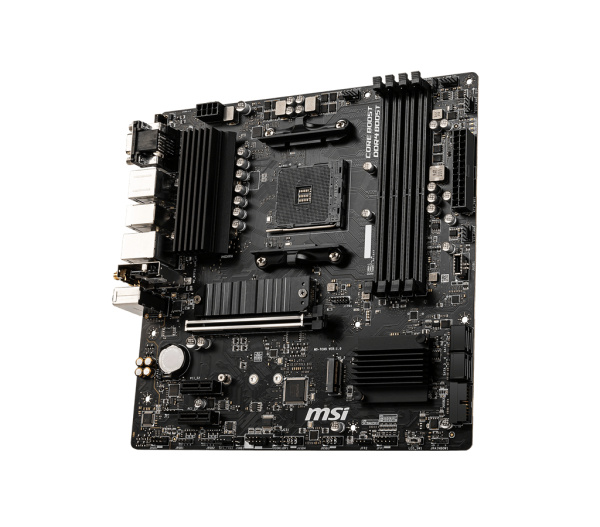 Мат.плата SocAM4 AMD B550 MSI B550M PRO-VDH WIFI (mATX,4DDR4,2M.2,PCI-E16,2PCI-E,DP,HDMI,VGA,PC4400,Wi-Fi)