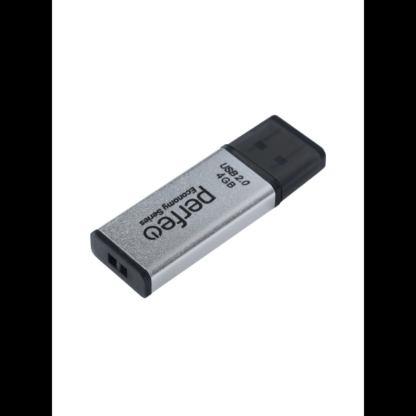 Флеш-накопитель USB2.0 4Gb Perfeo E03 (PF-E03S004ES) серебряный