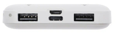 Аккумулятор внешний 10000_mAh MAIMI Mi1  2USB/Micro/Type-C (белый)