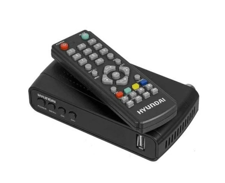 Цифровая приставка DVB-T2 Hyundai H-DVB520 черный