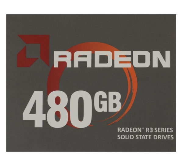 SSD-накопитель 480Гб AMD Radeon R3 [R3SL0480G2](3D NAND,550/470 Мб/с)