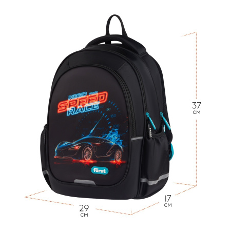 Рюкзак Först F-Cute "Need for Speed" 37*29*17см, 3 отделения, 2 кармана FT-RM-102503