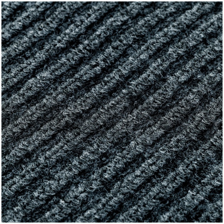 Коврик входной влаговпитывающий, ворсовый, ребристый OfficeClean, 60*90см, серый (285745)