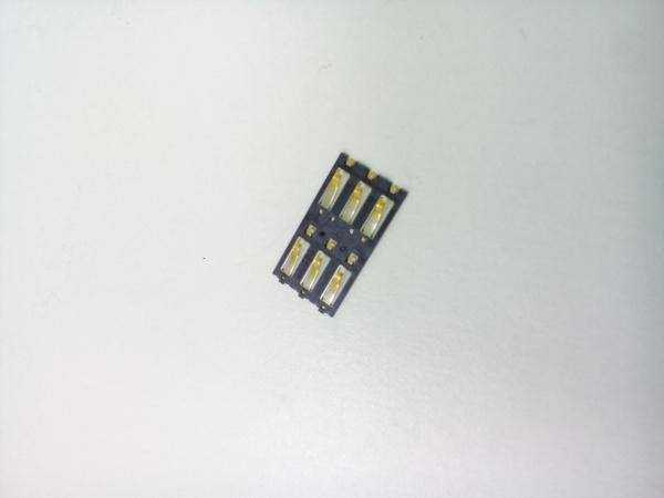 Коннектор SIM Nokia 800/900/920/925/301/301 Dual