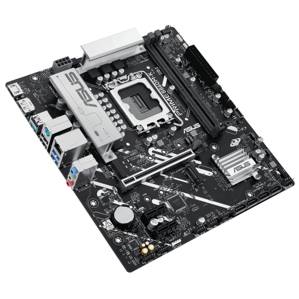 Мат.плата S1851 B860 ASUS PRIME B860M-K (mATX,2DDR5,2M.2,PCI-E16,2PCI-E,4SATA,HDMI,DP,PC8800)
