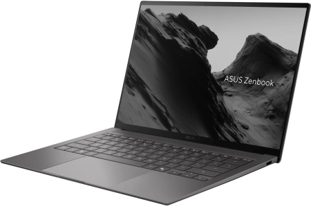 Ноутубук ASUS Zenbook S 14 UX5406AA-SW416W Intel Core Ultra 7 355/LPDDR5X 32GB/512GB SSD/Intel Arc Graphics/14" 3K (2880 x 1800) OLED 16:10,WiFi 7+BT 6.0/Win11 Home/Antrim Gray/1.20 kg