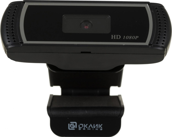 Камера Web Оклик OK-C013FH черный 2Mpix (1920x1080) USB2.0 с микрофоном