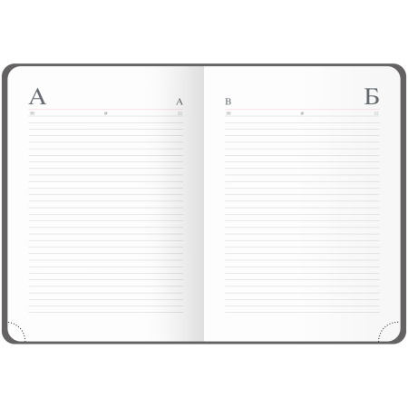 Ежедневник OfficeSpace А5 136л. недат. " Eagle", коричневый ENA5_53157