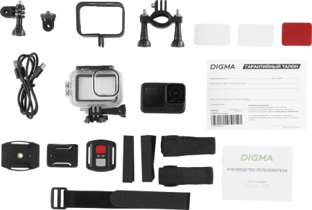 Экшн-камера Digma DiCam 970 1xCMOS 12Mpix черный