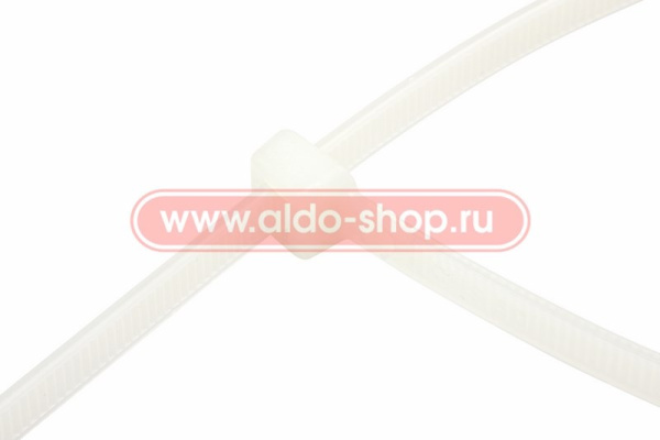 Стяжка(хомут) кабельная нейлоновая 150х3.6, белый, упаковка 100штук, Rexant 07-0150-4