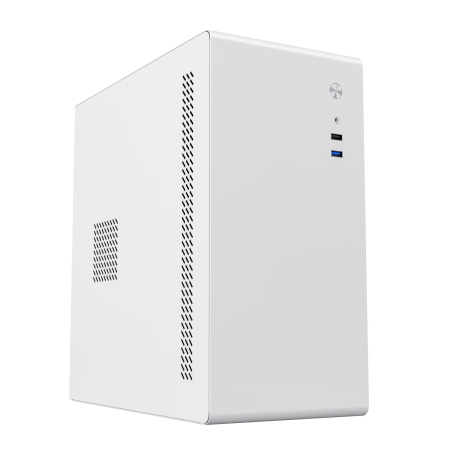 Корпус с блоком питания 450Вт./ Case Foxline FL-719W-FZ450R-U31, mATX case, white, w/PSU 450W 12cm, w/1xUSB2.0, w/1xUSB3.0, w/1xCombo Audio, w/pwr cord, w/o FAN