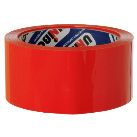 Скотч 48*66м.*45мкм. UNIBOB красный (30268)