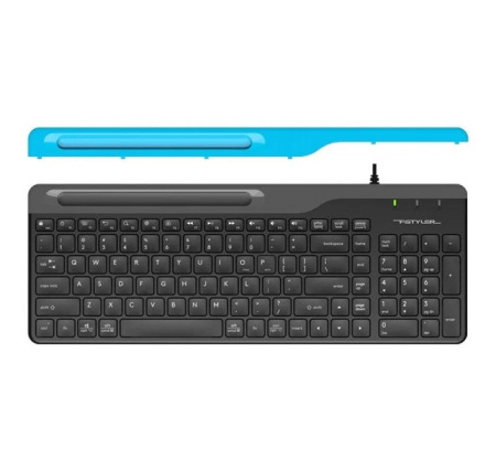 Клавиатура USB A4Tech Fstyler FK25 slim Black/Grey