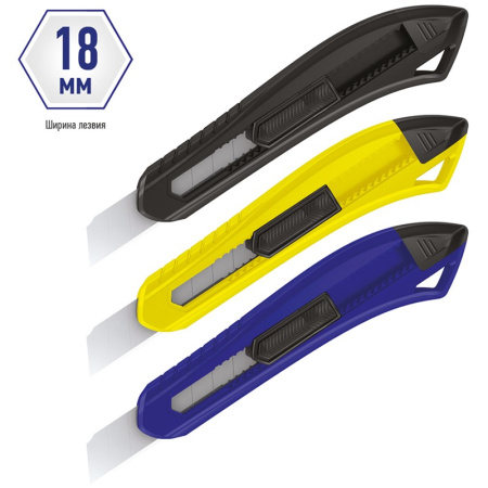 Нож 18мм. BERLINGO "Razzor 100", auto-lock (BM4126)