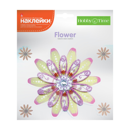Декоративные наклейки, "Цветок" Hobby Time 2-292/04