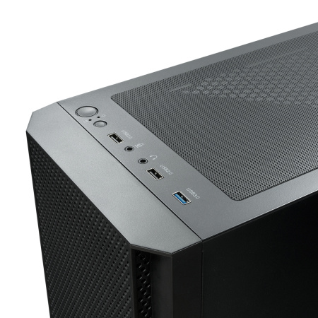 Корпус ATX Б_БП XASTRA A311 4FRGB Black (USB3.0,Audio,TG+Mesh,черный,4х120мм FRGB)[A311-4FR12F]