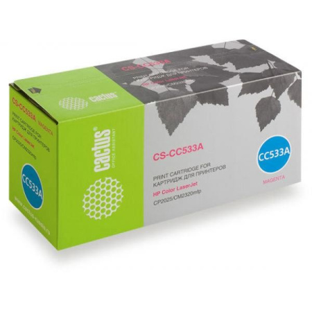 Картридж_лазерный Cactus CS-CC533A (CC533A) для HP Color LaserJet CP2025/CM2320mfp пурпурный (2800 стр)